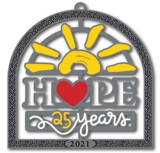 HOPE 25th Anniversary Ornament